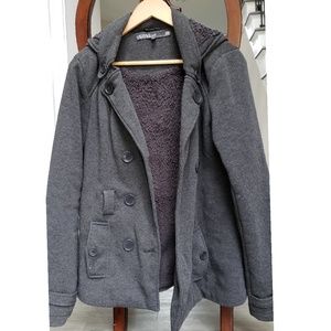 Grey Jacket w/ Faux Fur Inside